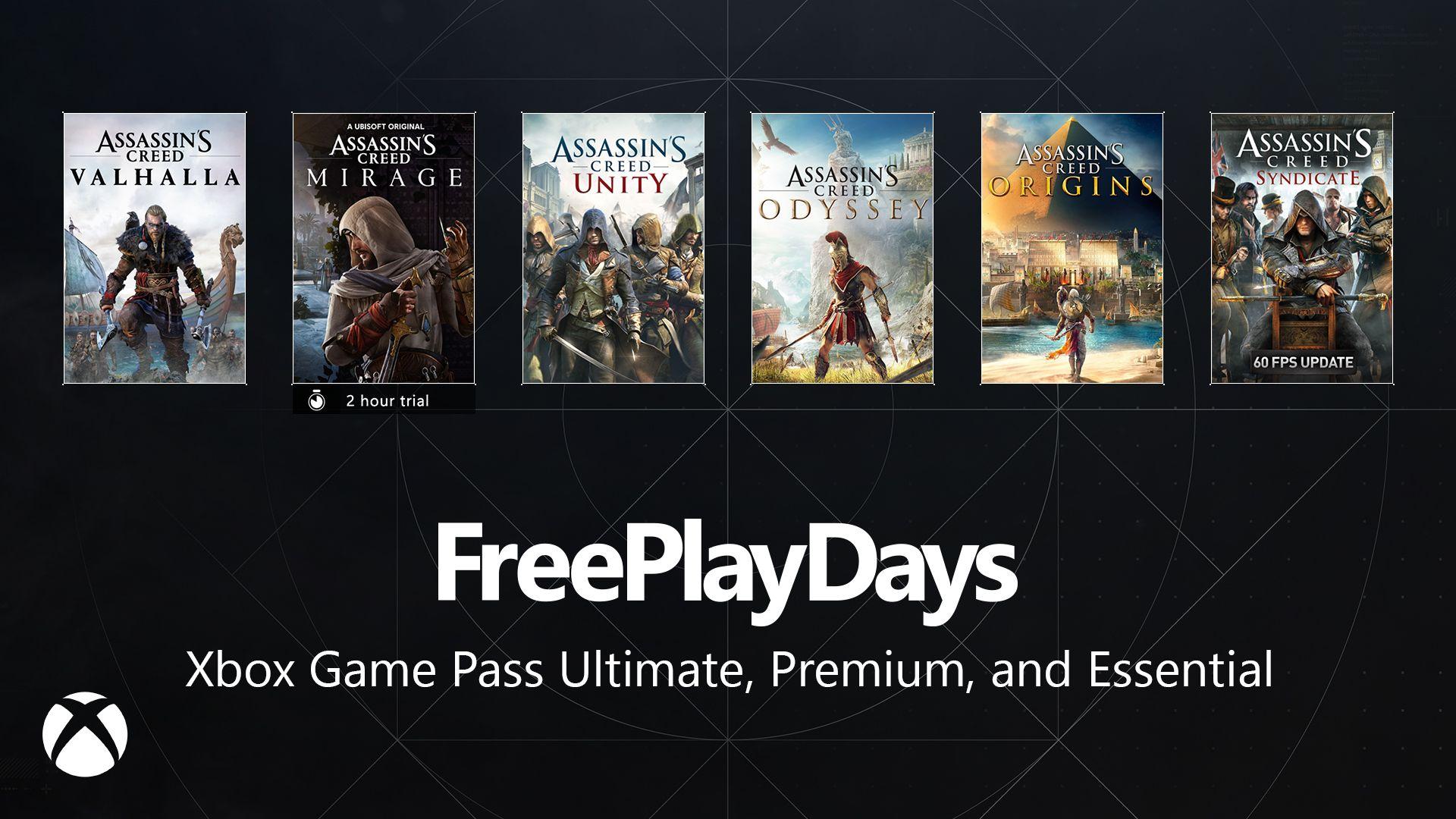 Confira os novos jogos do Free Play Days – de 02 a 05 de março