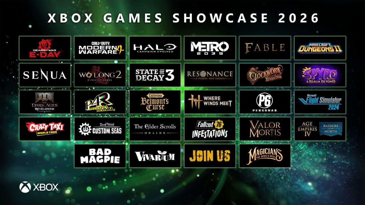 RESUMÃO: tudo o que apareceu no Xbox Games Showcase 2026