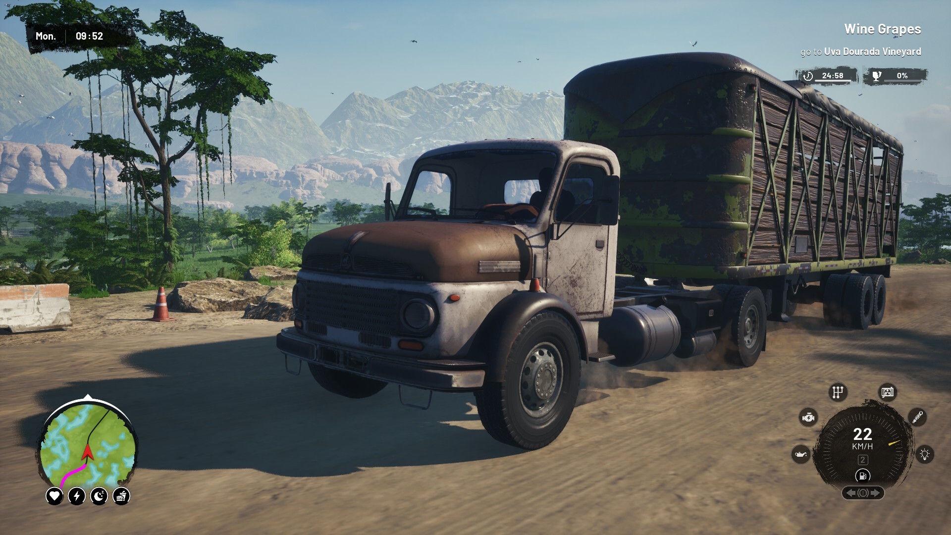 Road Truckers: New Beginning é um RPG com caminhões
