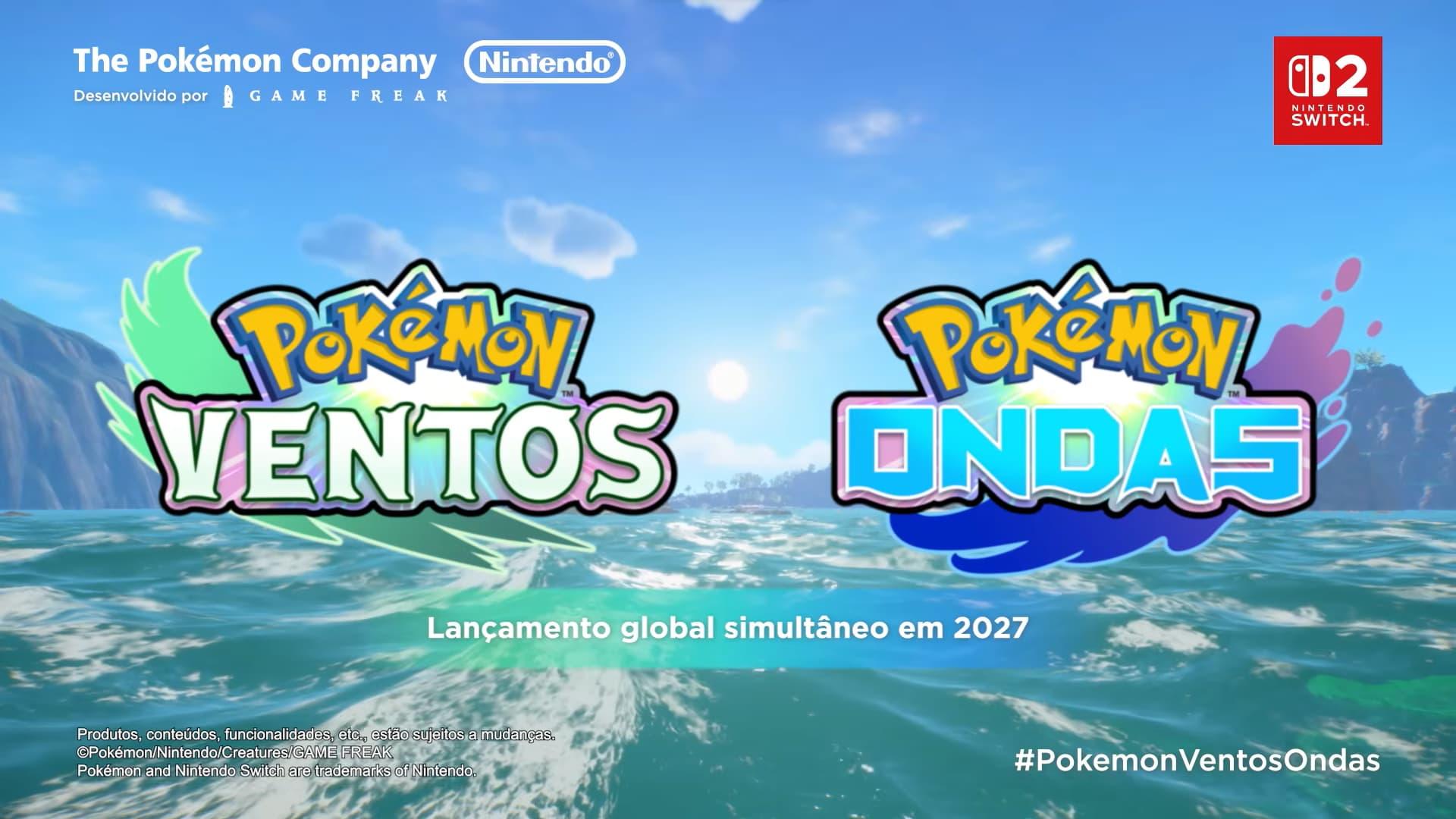Pokémon Ventos e Ondas em PT-BR traz limitação inacreditável