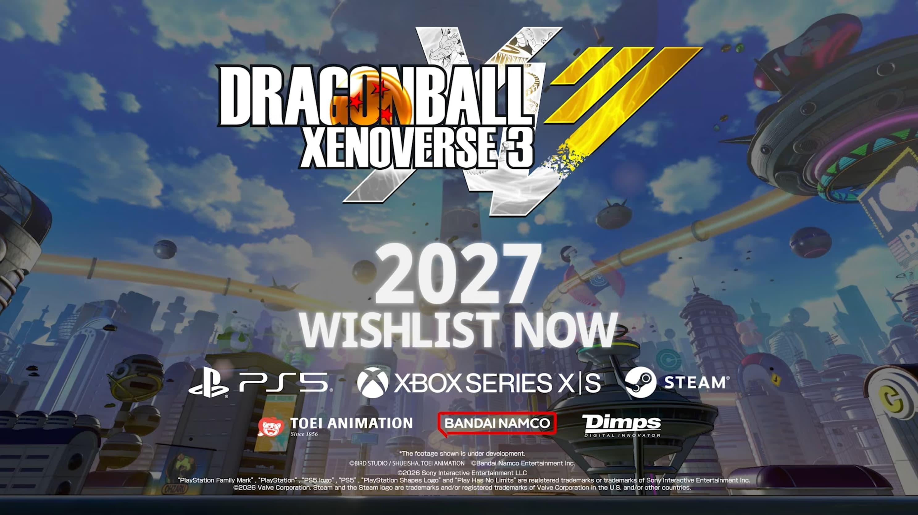 Dragon Ball Xenoverse 3 é anunciado oficialmente