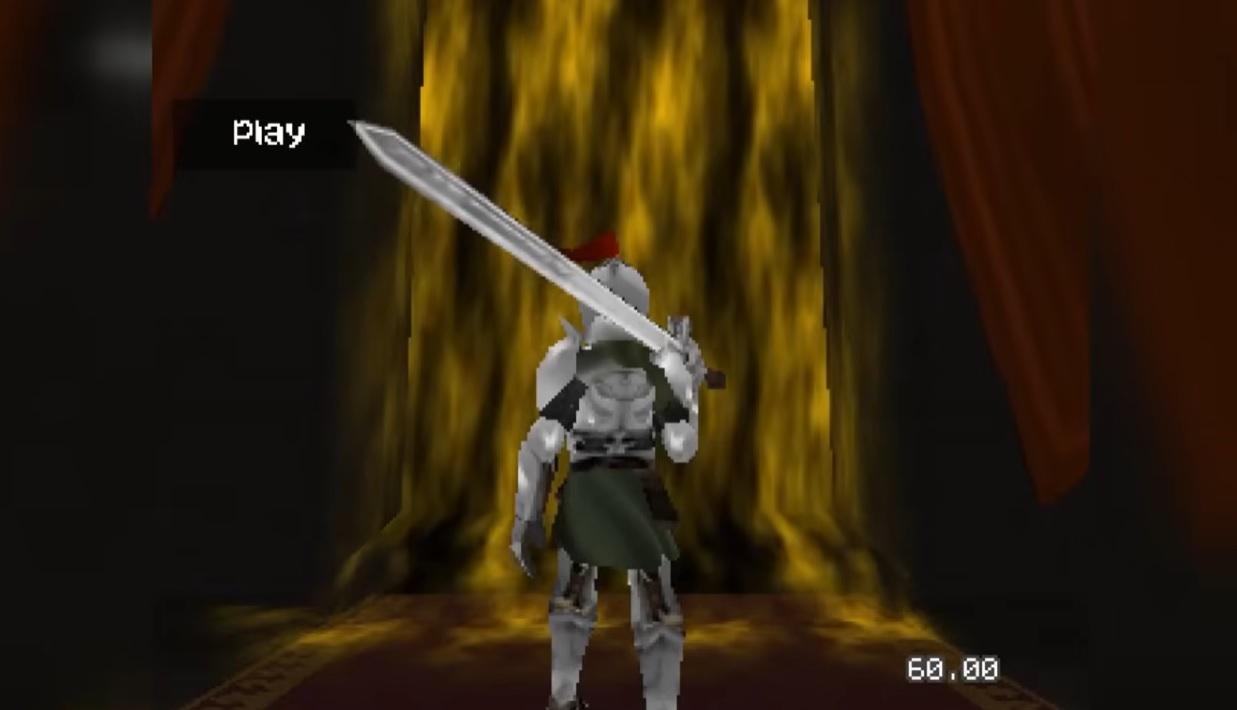 Demake criativo reimagina Elden Ring no N64