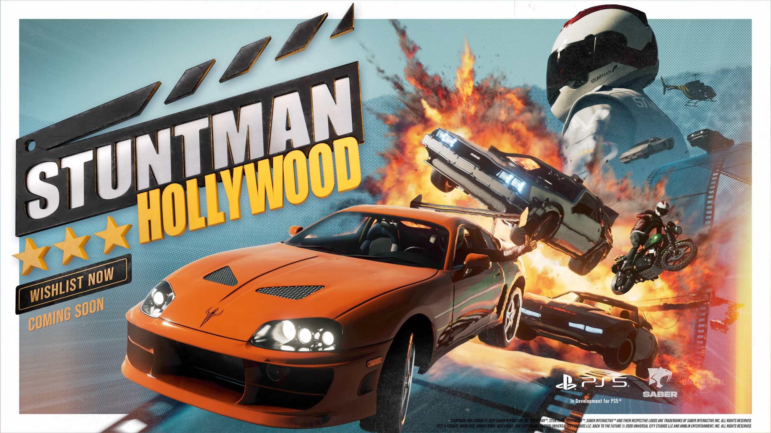 Stuntman Hollywood é anunciado com trailer repleto de nostalgia