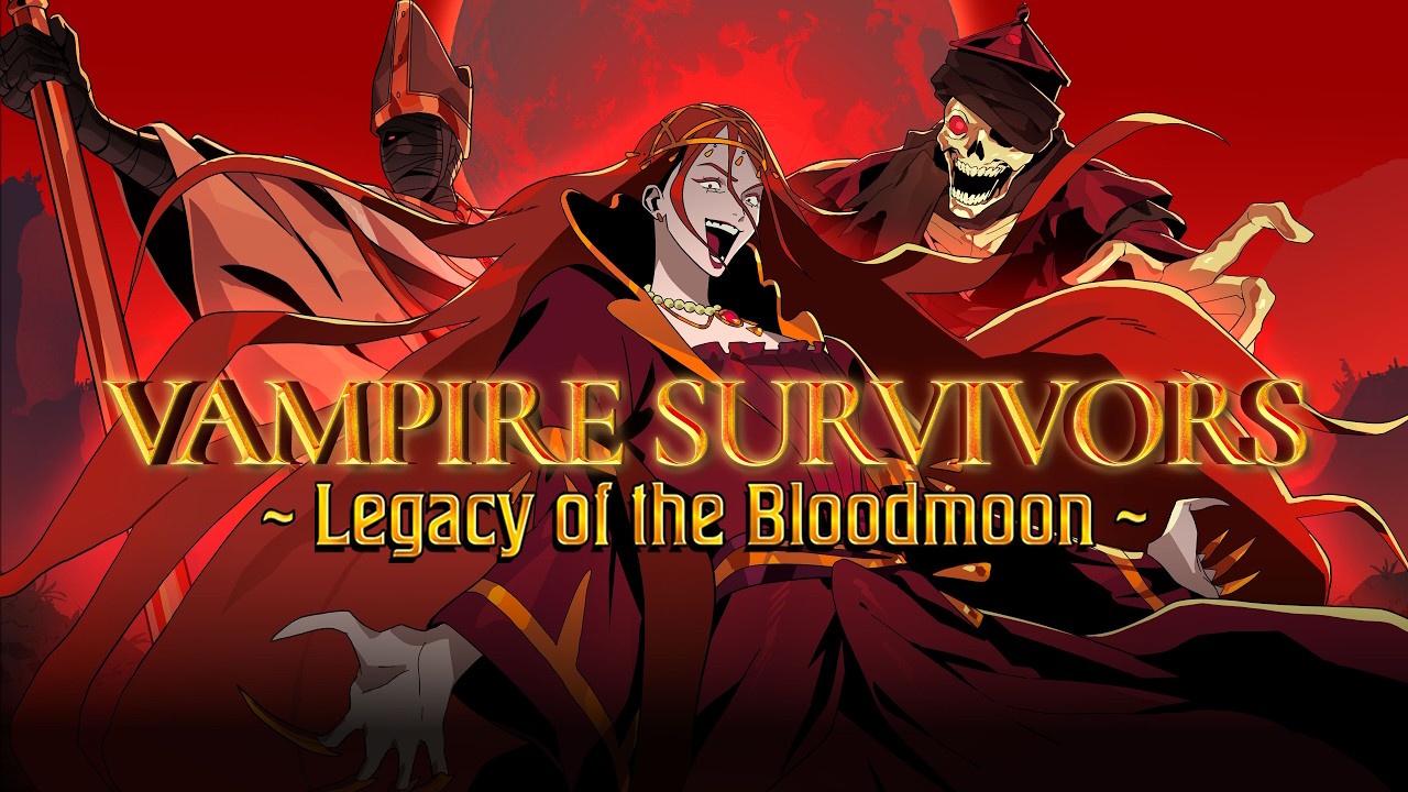 Vampire Survivors receberá DLC Legacy of the Bloodmoon em breve