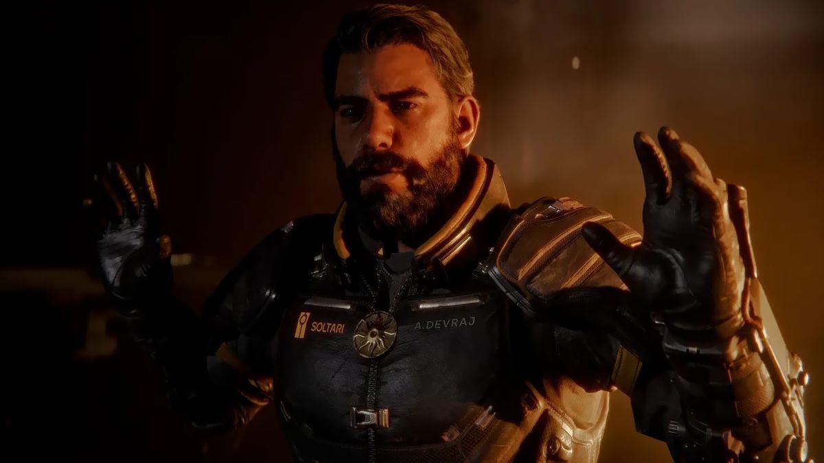 Saros tem gameplay de ambiente hostil em Carcosa