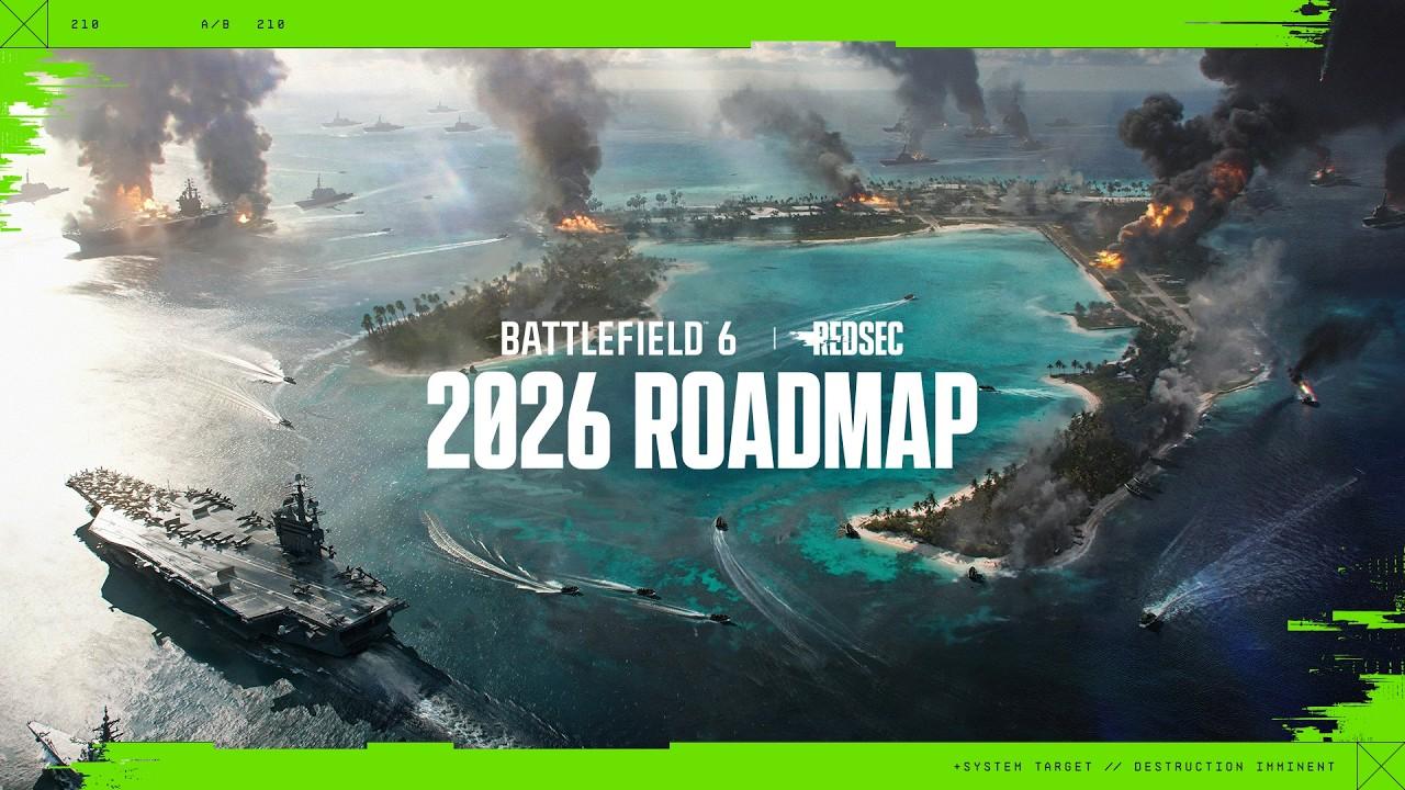 Battlefield 6 terá Guerra Naval, mapas clássicos e modo ranqueado em 2026