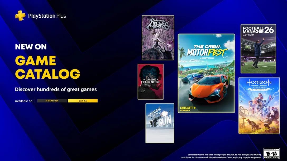 Jogos do PS Plus Extra e Deluxe de abril estão disponíveis