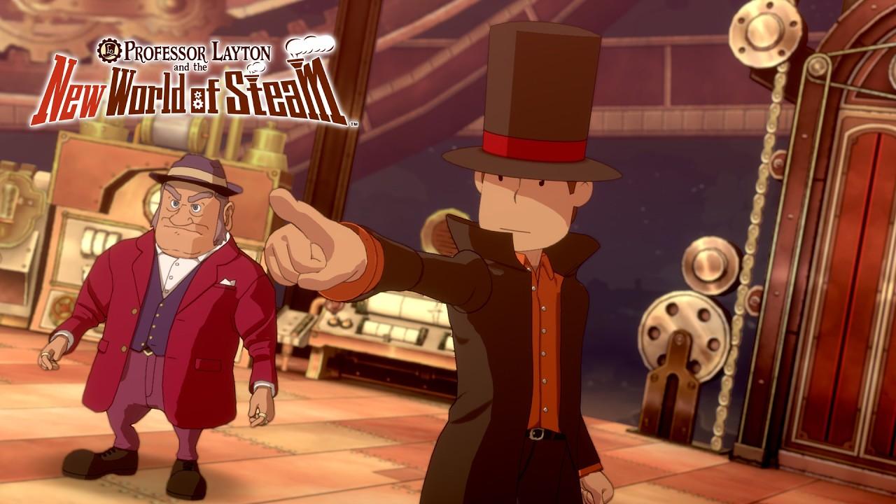 Professor Layton and the New World of Steam é revelado para PS5