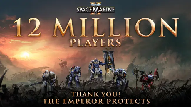 Space Marine II ultrapassa 12 milhões de jogadores