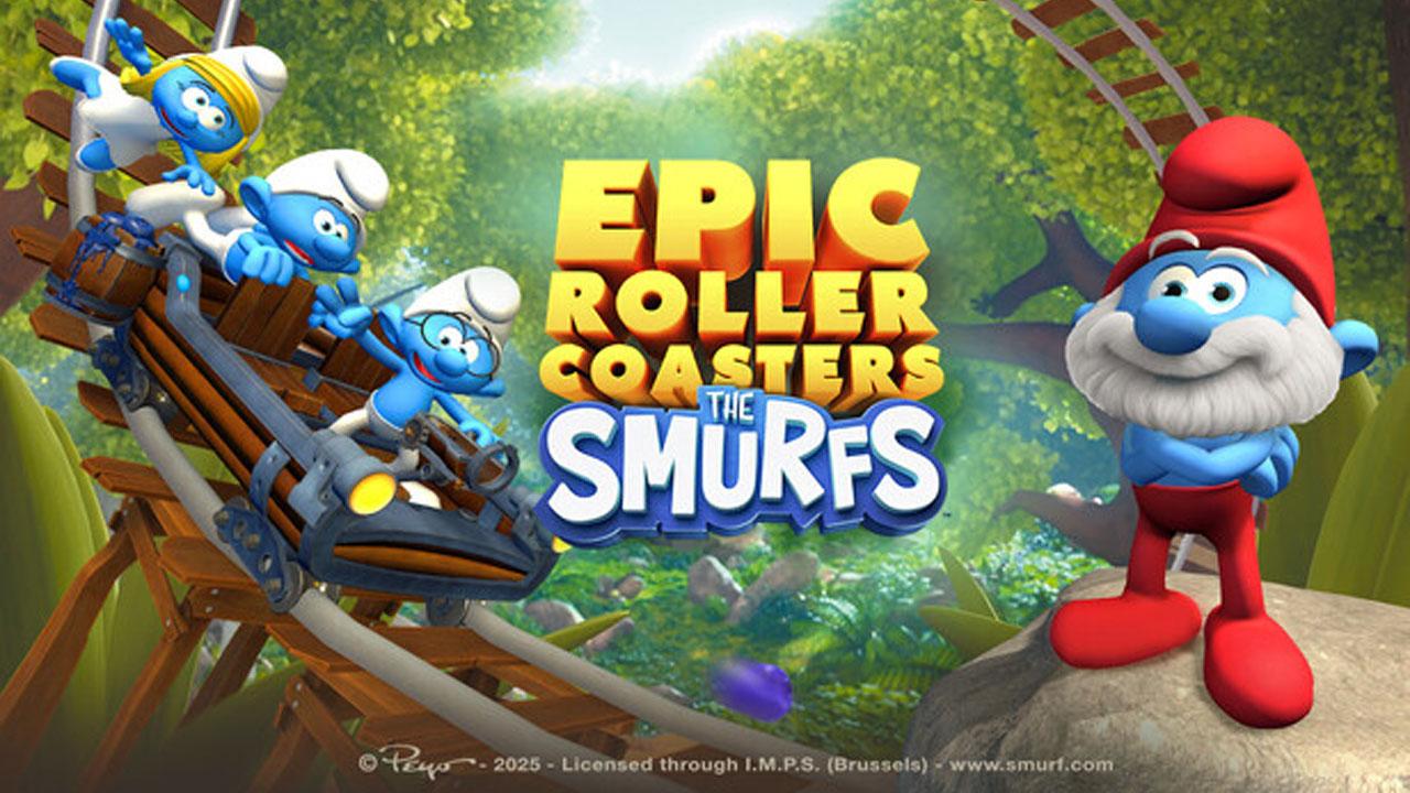 Epic Roller Coasters de PS VR2 recebe DLC de “Os Smurfs”