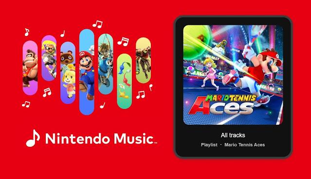 Nintendo Music recebe trilha sonora de Mario Tennis Aces