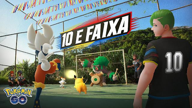 Pokémon GO terá evento temático de futebol em comemoração ao seu aniversário de 10 anos