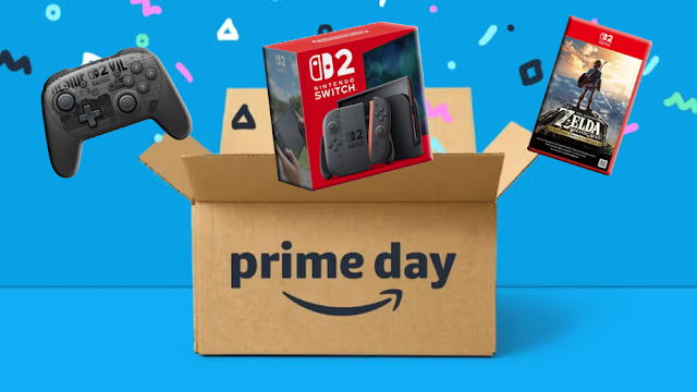 Amazon Prime Day 2026 começa com ofertas em consoles Switch e Switch 2, jogos e acessórios