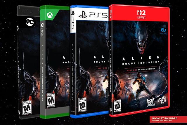 Alien: Rogue Incursion Evolved Edition terá edição física para Nintendo Switch 2