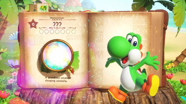 Yoshi and the Mysterious Book recebe novo trailer focado em mecânicas de descoberta
