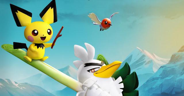 Aardman Animations revela novo pôster de Pokémon Tales: The Misadventures of Sirfetch'd & Pichu