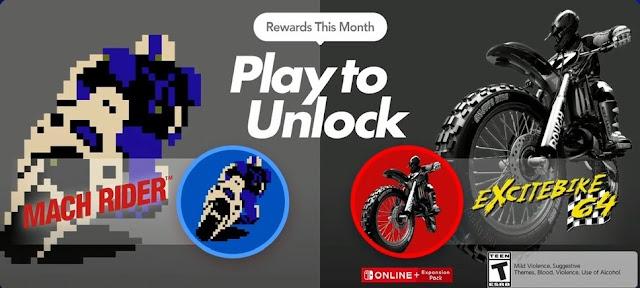 Nintendo Switch Online recebe ícones de Mach Rider e Excitebike 64
