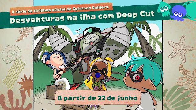 Splatoon Raiders recebe série de tirinhas inéditas dentro do aplicativo Nintendo Today!