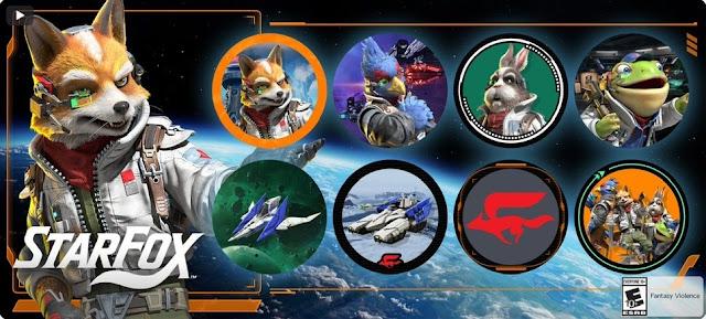Star Fox recebe ícones no Nintendo Switch Online