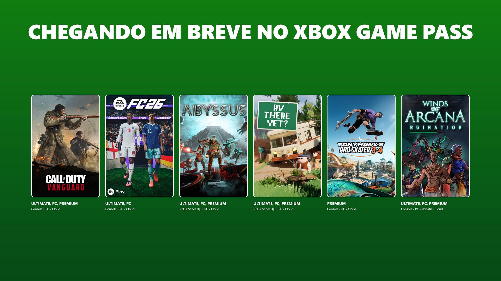 SAIU! Eis os novos jogos da segunda leva do Xbox Game Pass para junho