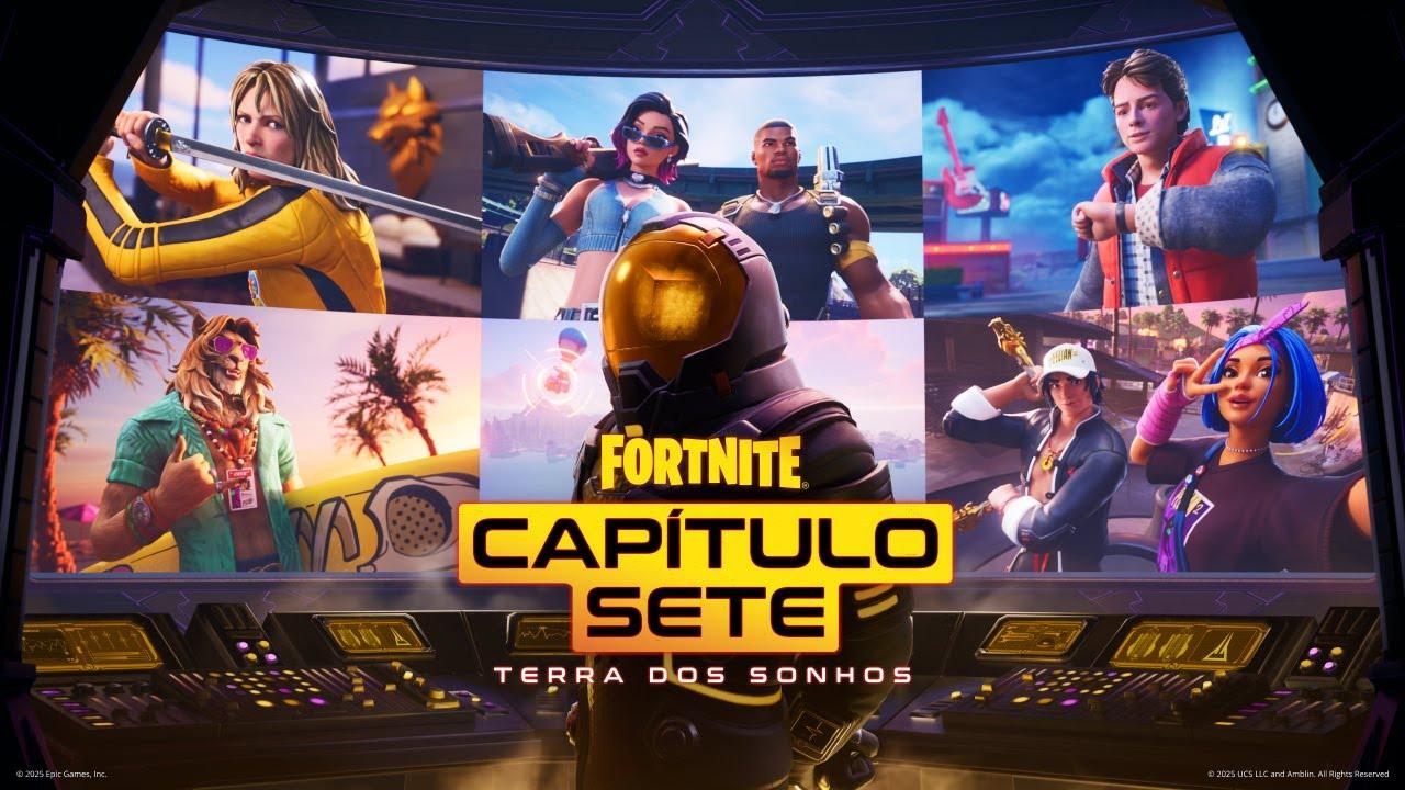Fortnite Capítulo 7: Terra dos Sonhos estreia com novo mapa, gameplay renovada e personagens