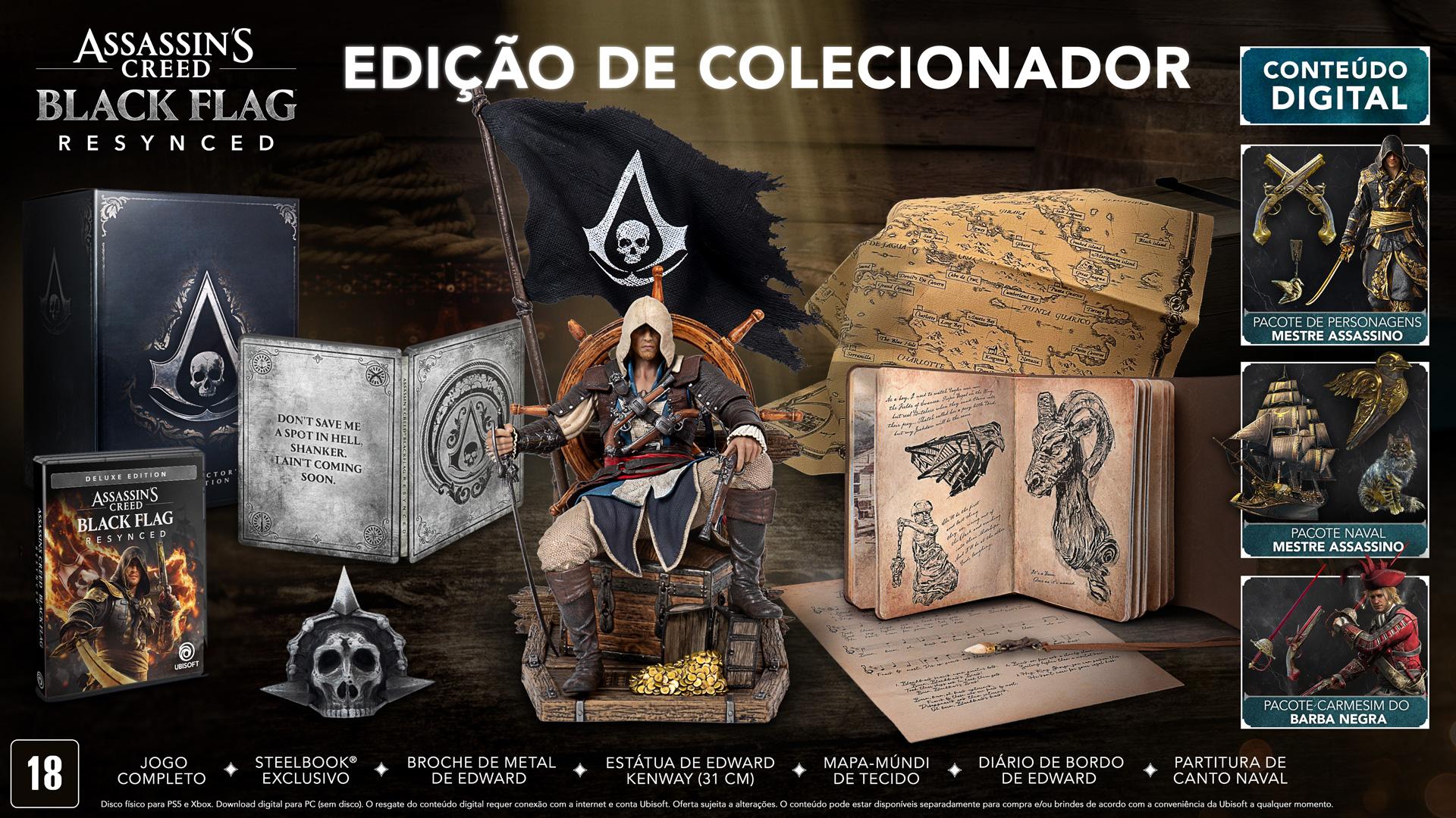 Assassin’s Creed Black Flag Resynced: confira as edições especiais